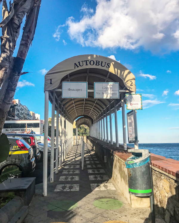 bus marina grande capri eiland