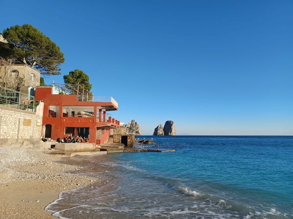 marina piccola strand capri