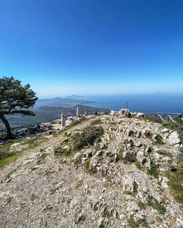 monte faito sorrentijns schiereiland castellammare di stabia