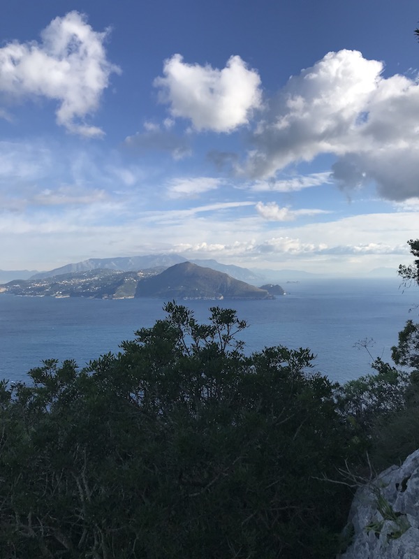 wandelroute capri uitzicht