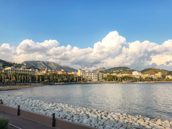 piazza della liberta uitzicht stad salerno